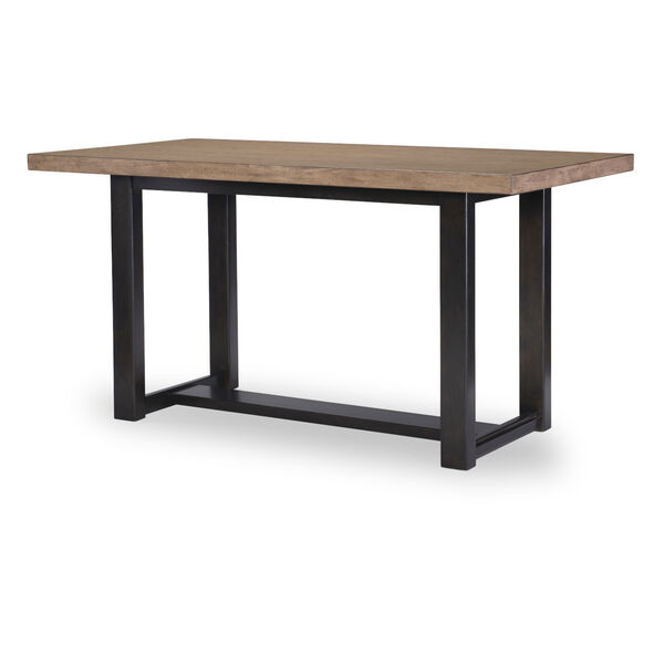 Duo Black Bean and Light Latte Counter Height Table, image 1