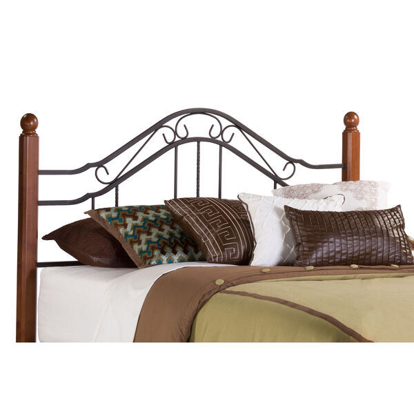 Madison Textured Black Full/Queen Headboard Only, image 1