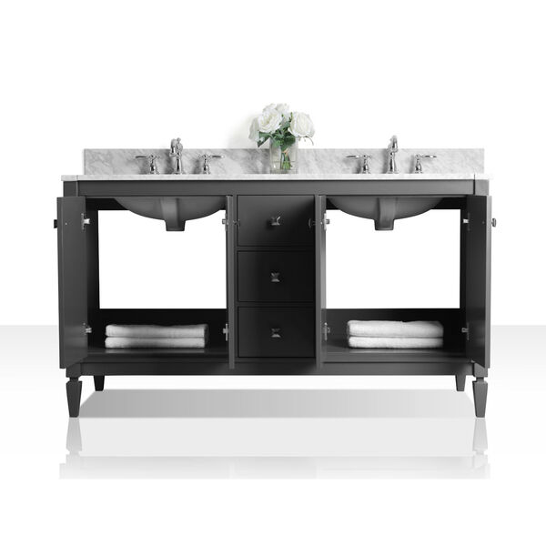 Kayleigh Sapphire Gray 60-Inch Vanity Console, image 4