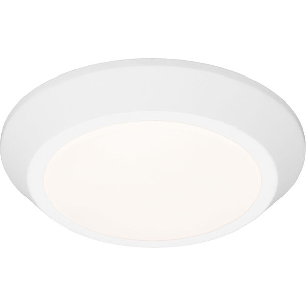 Verge White Lustre LED Flush Mount, image 4