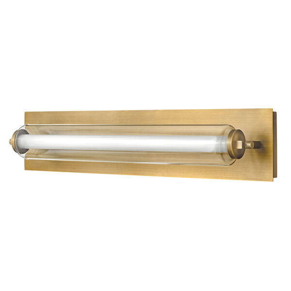Lucien Lacquered Brass Medium Integrated LED Bath Vanity, image 3