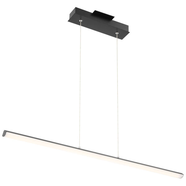 Float Matte Black 36-Inch LED Pendant with Acrylic Lens Shade, image 3