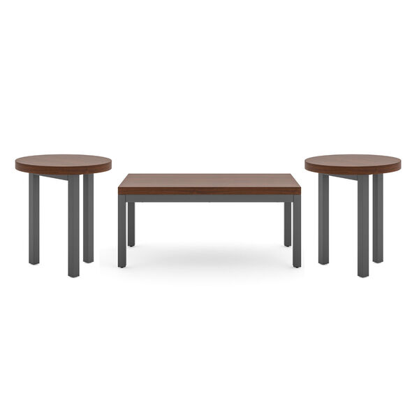 Merge Brown Coffee Table Set, Three-Piece, image 1