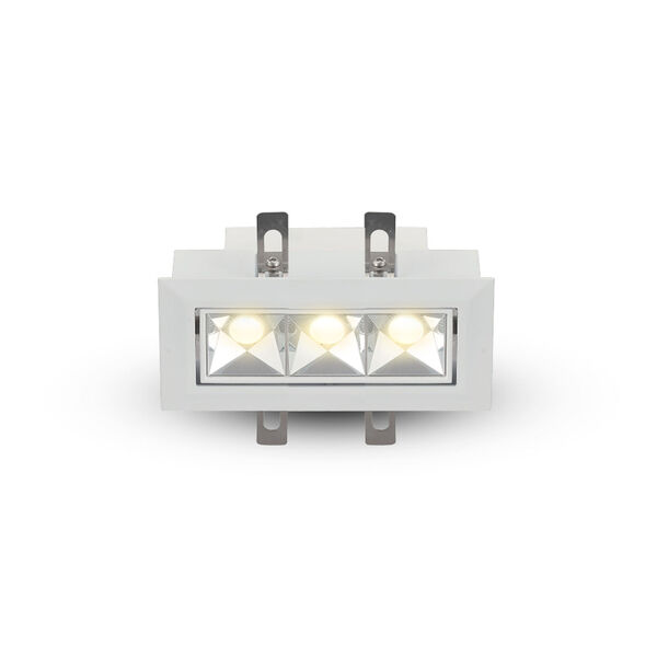 Rubik White Three-Light Adjustable LED Recessed Downlight, image 2