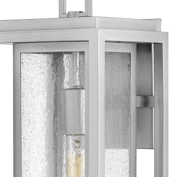 Republic Satin Nickel One-Light Outdoor Large Wall Mount, image 2