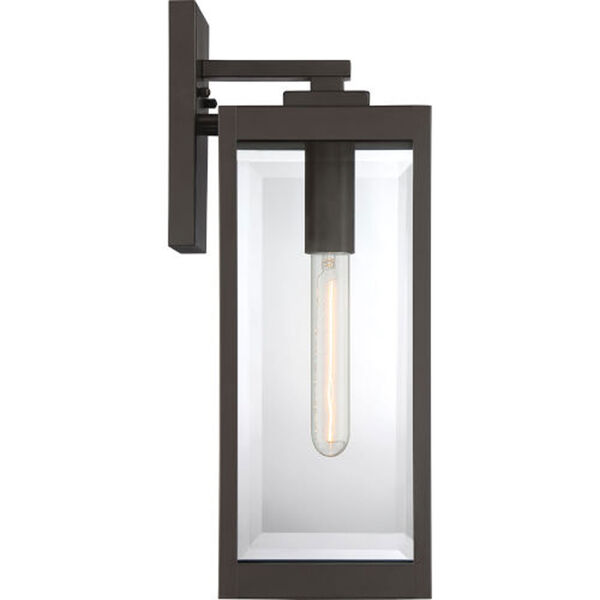 Pax Bronze 17-Inch One-Light Outdoor Lantern with Beveled Glass, image 5