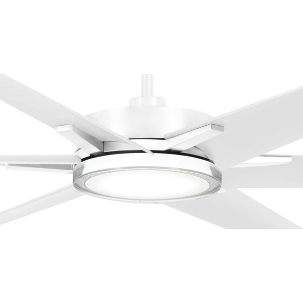 Deco Flat White 65-Inch LED Outdoor Ceiling Fan, image 4