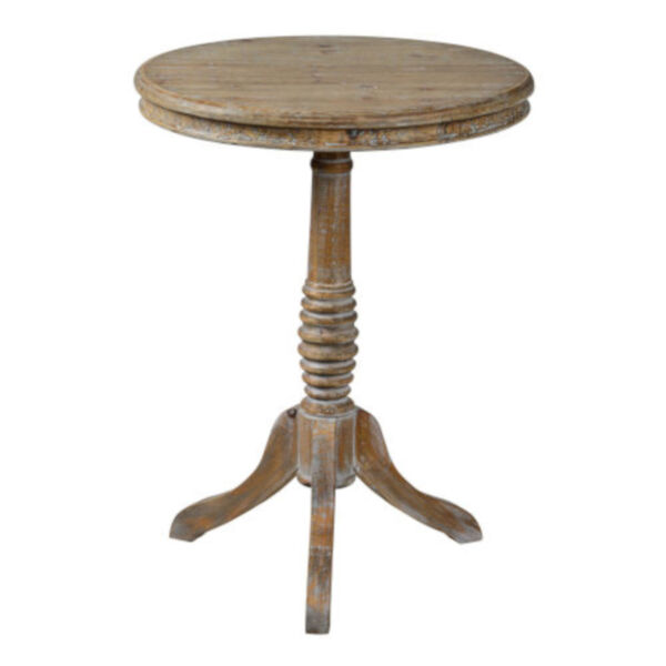 Willow Medium Brown Round End Table, image 1