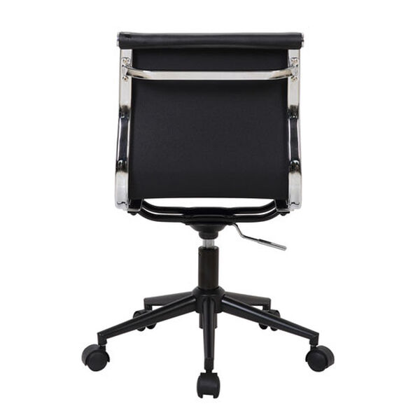 Master Black Faux Leather Task Chair, image 3