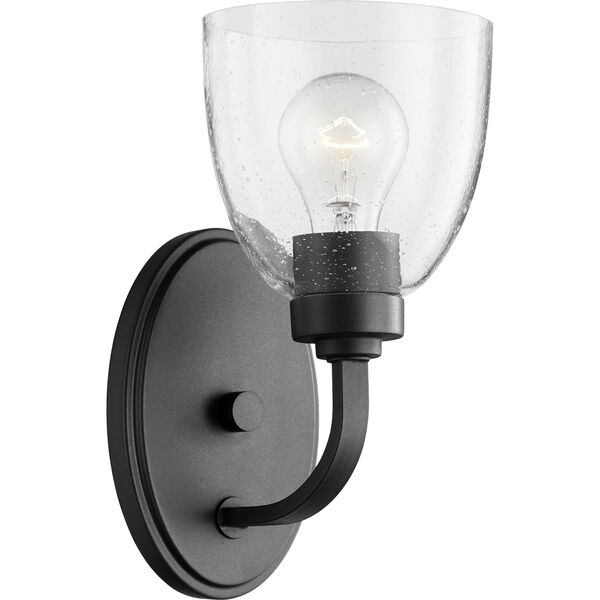 Reyes Black and Clear One-Light Wall Sconce, image 2