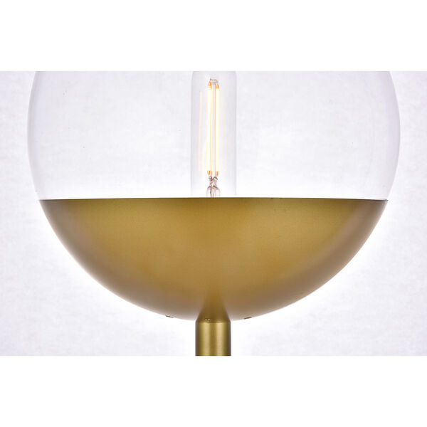 Eclipse Brass 62-Inch One-Light Floor Lamp, image 4