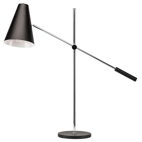 Tivat Matte Black One-Light Table Lamp, image 3