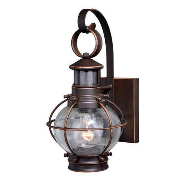 Chatham Burnished Bronze 14-Inch One-Light Outdoor Wall Mount, image 1