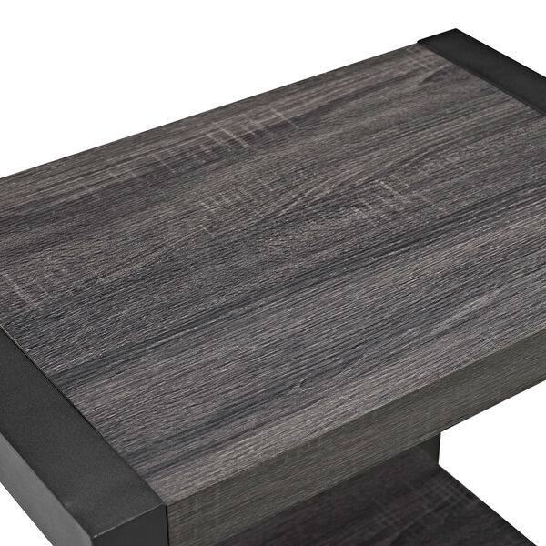Angelo HOME 24-Inch Side Table - Charcoal, image 2