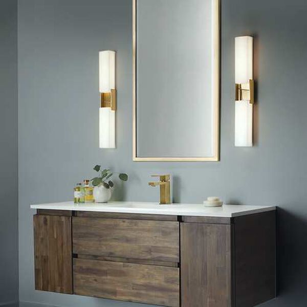 Artemis Satin Brass 24-Inch LED Bath Vanity, image 2
