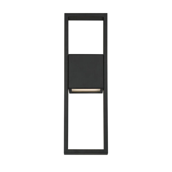 Archetype Black 18-Inch 3000K Centered LED Outdoor Wall Sconce, image 2