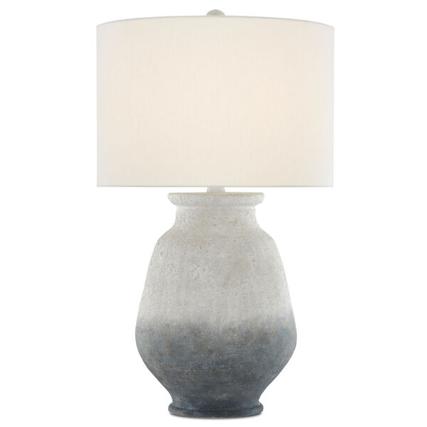 Cazalet Ash Ivory and Blue One-Light Table Lamp, image 1