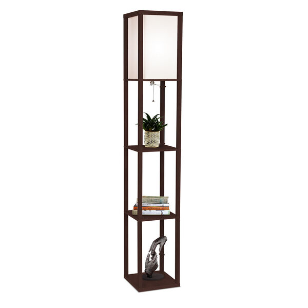 Maxwell LED Floor Lamp with Shelf, image 1
