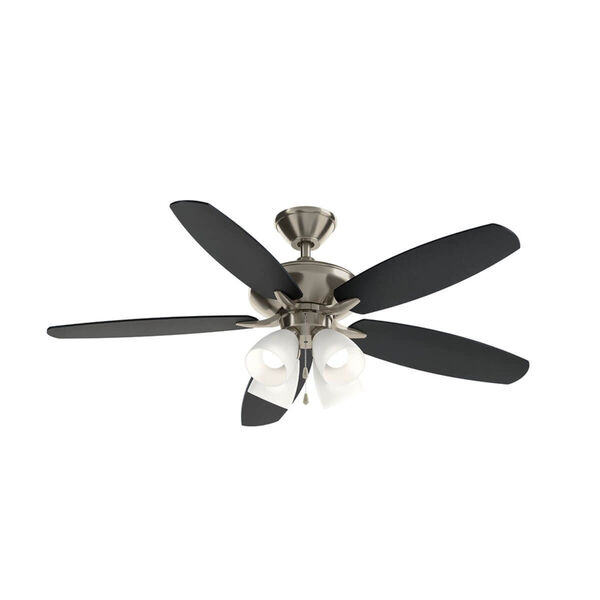 Renew Premier Brushed Stainless Steel 52-Inch LED Ceiling Fan, image 4