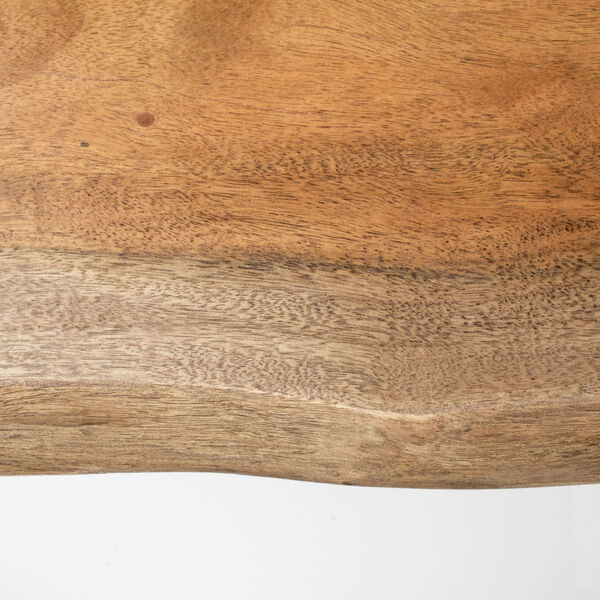 Papillion Blonde Solid Wood Live Edge Writing Desk, image 6