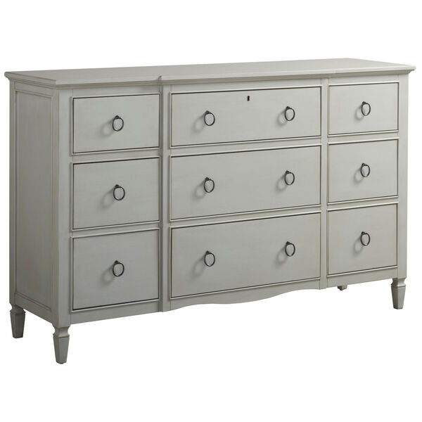 Summer Hill French Gray Nine-Drawer Dresser, image 2