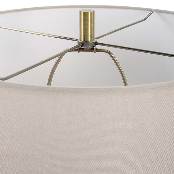 Gorda Bronze Green Beige One-Light Table Lamp, image 6