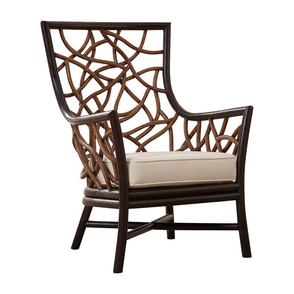Trinidad Ezra Seaglass Occasional Chair with Cushion, image 1