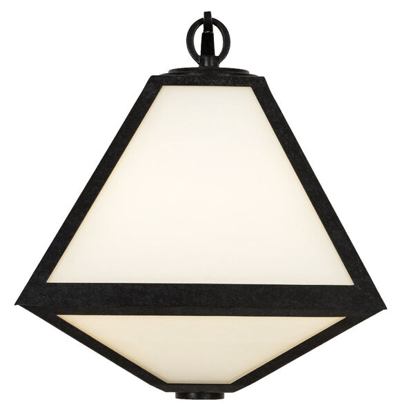 Glacier Black Charcoal Two-Light Wall Sconces with White Opal Glass Panel Shade, image 3