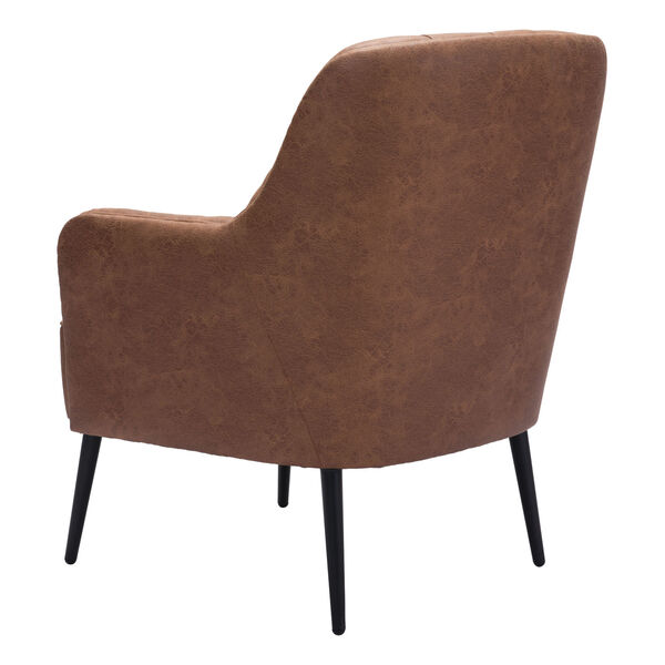 Tasmania Vintage Brown and Gold Accent Chair, image 6