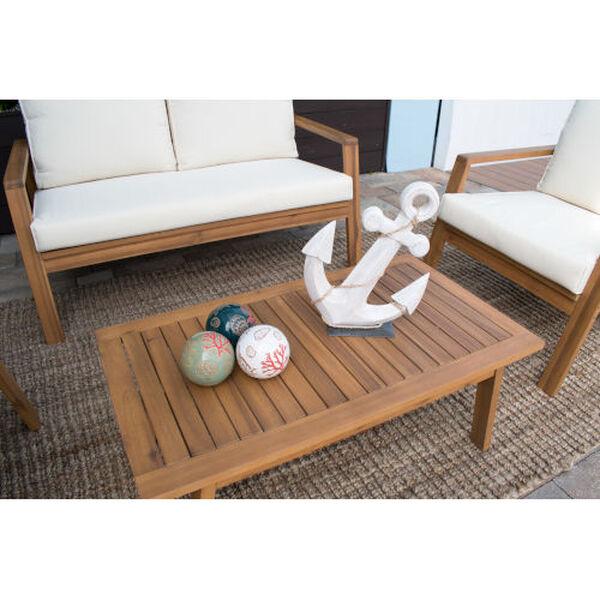 Belize Canvas Macaw Four-Piece Outdoor Seating Set, image 5