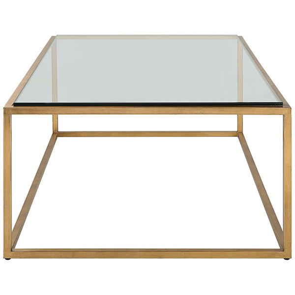 Bravura Brushed Gold Coffee Table, image 3