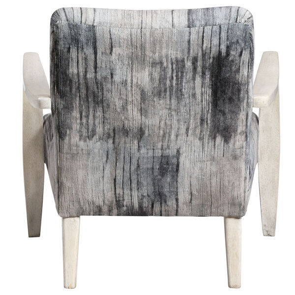 Watercolor Gray Accent Chair, image 7