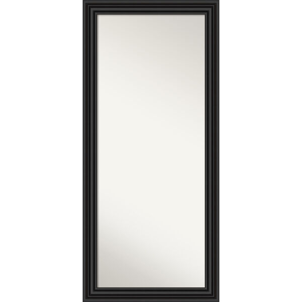 Colonial Black 30W X 66H-Inch Full Length Floor Leaner Mirror, image 1
