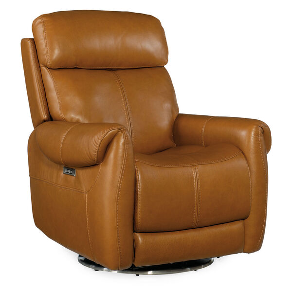 Sterling Natural Swivel Power Recliner with Power Headrest, image 1