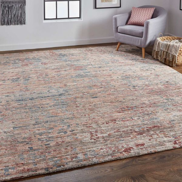 Conroe Red Blue Area Rug, image 3