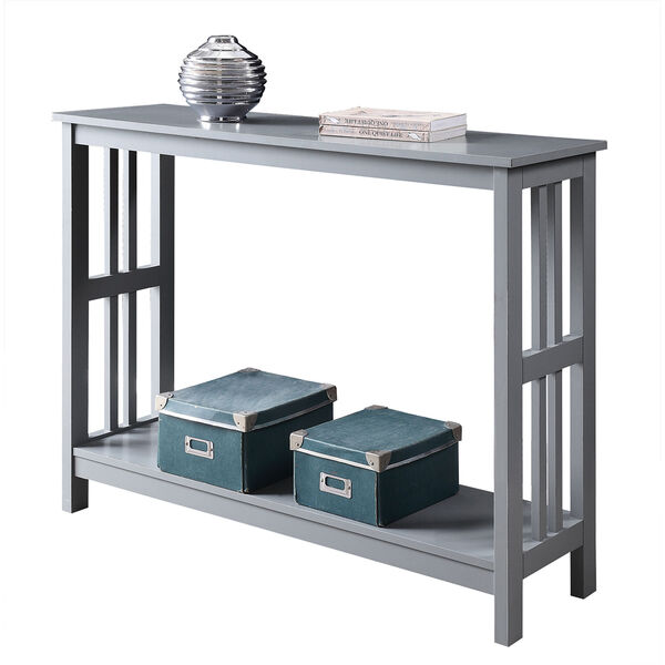 Mission Console Table in Gray, image 5