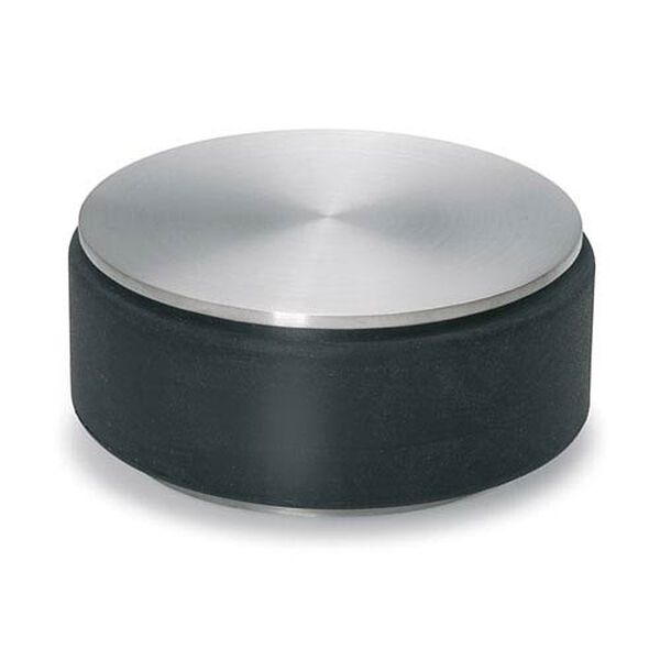 Stop Black and Stainless Steel Door Stopper, image 1