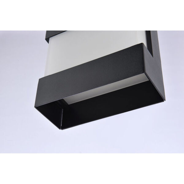 Raine Black 400 Lumens 12-Light LED Outdoor Wall Sconce, image 5