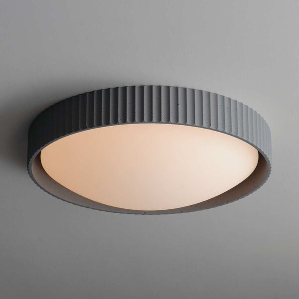 Souffle Gray 18-Inch LED Flush Mount, image 4