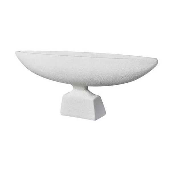 Dion Plaster White Centerpiece Bowl, image 2