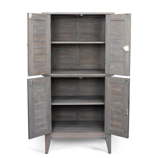 Maho Gray 32-Inch Outdoor Storage Cabinet, image 2