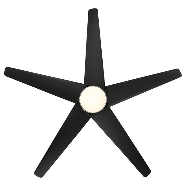 Viper Brushed Nickel Matte Black 60-Inch LED Smart Indoor Outdoor Ceiling Fan, image 5