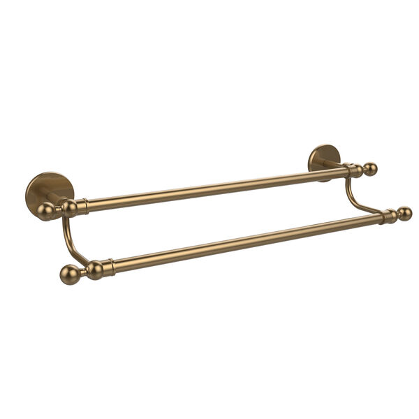 Skyline Collection 36 Inch Double Towel Bar, Brushed Bronze, image 1