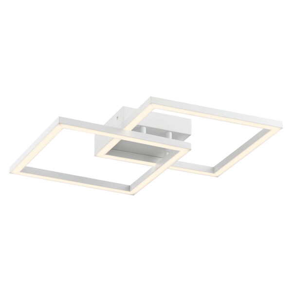 Squared White 19-Inch Led Wall Sconce, image 5