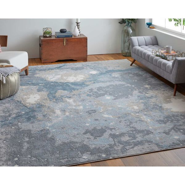 Astra Blue Gray Rectangular 3 Ft. 11 In. x 6 Ft. Area Rug, image 2