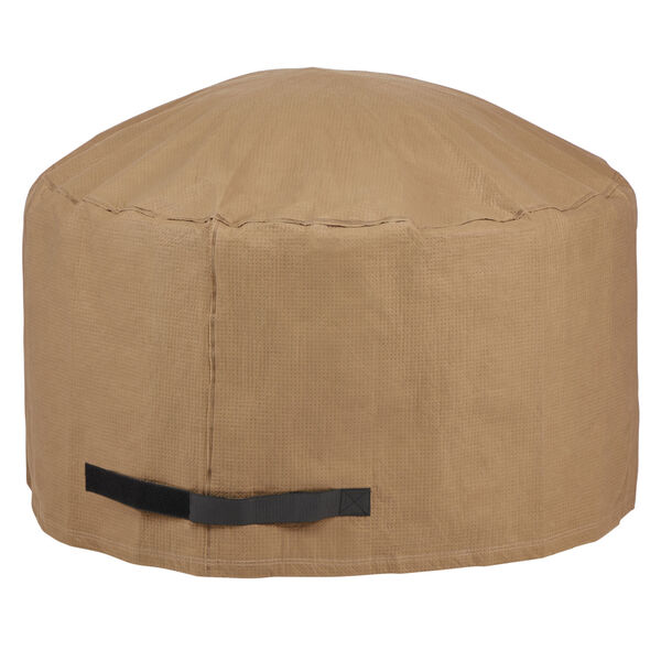 Essential Latte 42-Inch Round Fire Pit Cover, image 1