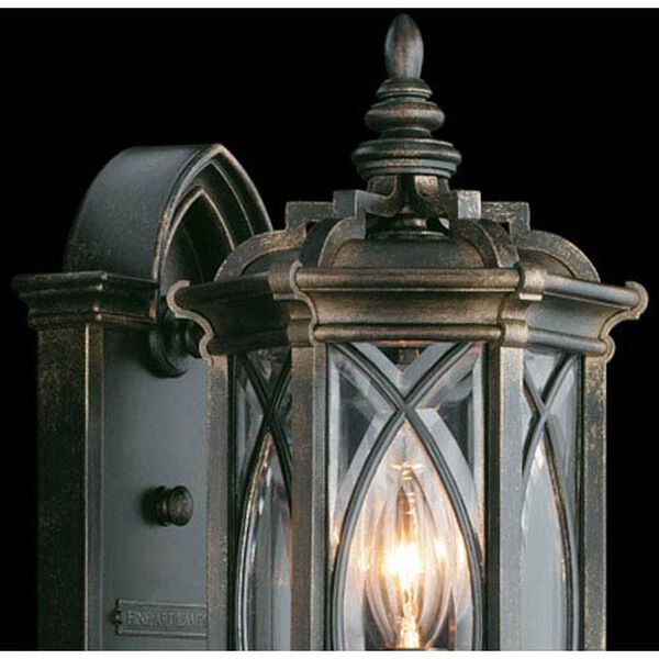 Warwickshire One-Light Outdoor Wall Mount in Wrought Iron Patina Finish, image 2