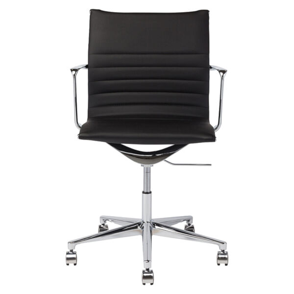 Antonio Black and Silver Office Chair, image 2