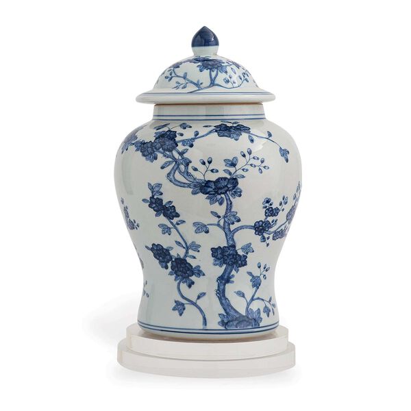 Georgia Blue Decorative Jar, image 1