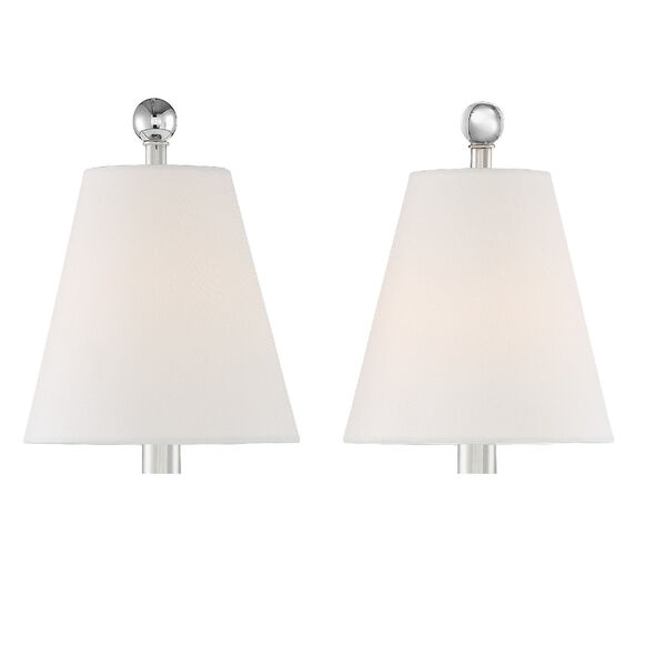 Riverdale One-Light Polished Nickel Wall Sconce, image 3
